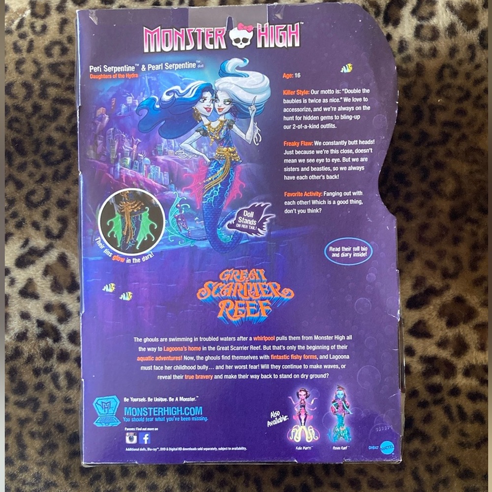 Monster High Great Scarrier Reef Doll - Peri & Peal final markdown - Picture 2 of 4